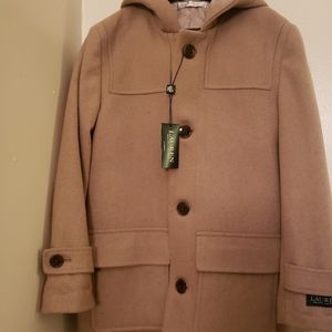 Girl's size 8r wool peacoat